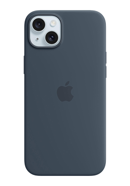Apple Silicone Case with MagSafe Storm Blue, for Apple iPhone 15 Plus, MT123ZM/A