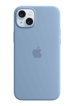 Apple Silicone Case with MagSafe Winter Blue, for iPhone 15 Plus, MT193ZM/A