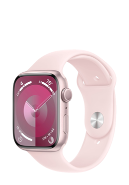 Apple Watch S9 Aluminium GPS Pink, Sportband Light Pink, S/M, MR9G3QF/A, 45mm mit Vertrag günstig kaufen Apple Watch S9 Aluminium GPS Pink, Sportband Light Pink, S/M, MR9G3QF/A, 45mm mit Vertrag günstig kaufen