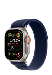 Apple Watch Ultra 2 GPS + Cellular Natural Titanium, Blue Trail Loop S/M, MX4J3FD/A, 49mm