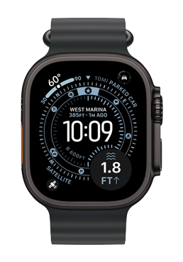 Apple Watch Ultra 3 GPS + Cellular Black Titanium, Black Ocean Band, MF0J4QF/A, 49 mm