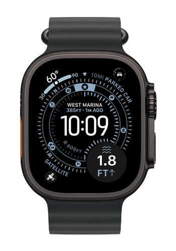Apple Watch Ultra 3 GPS + Cellular Black Titanium, Black Ocean Band, MF0J4QF/A, 49 mm