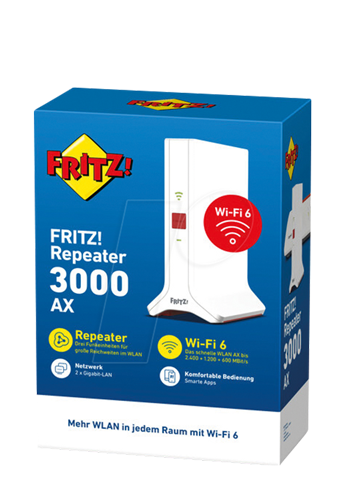 AVM FRITZ! WLAN Repeater 3000 AX White