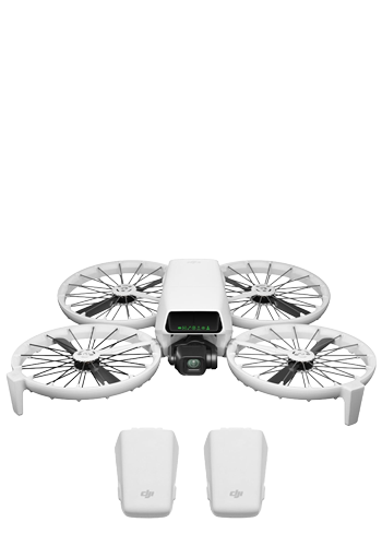 DJI Flip Combo mit zwei Akkus, Drohne mit 4K-UHD Grey