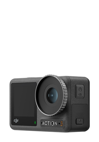 DJI Osmo Action 3 Adventure Combo, Action Cam 4K Black