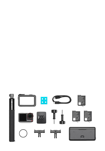 DJI Osmo Action 5 Pro Adventure Combo, Action Cam 4K Black