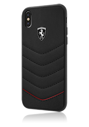 Ferrari Hard Cover Genuine Leather Quilted