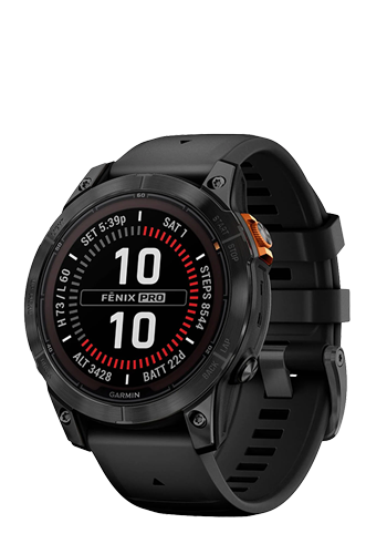 Garmin Fenix 7 Pro Smartwatch, Solar Edition Black / Slate Grey, 47mm, 010-02777-01