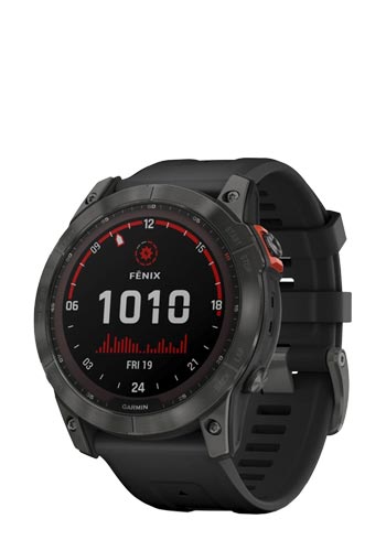 Garmin FENIXÂ 7X SOLAR Schwarz/Schiefergrau, 010-02541-01