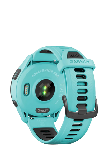 Garmin Forerunner 265 Smartwatch Aqua / Black, 46mm, 010-02810-12