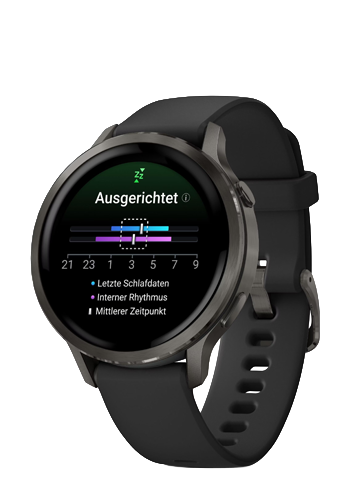 Garmin VENU 4 GPS-Fitness-Smartwatch, 41mm Black - Slate Grey, 010-03013-02