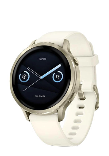 Garmin VENU 4 GPS-Fitness-Smartwatch, 41mm Lunar Gold - Beige, 010-03013-00