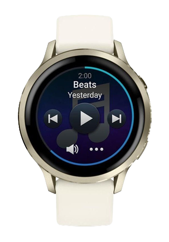 Garmin VENU 4 GPS-Fitness-Smartwatch, 41mm Lunar Gold - Beige, 010-03013-00