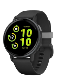 Garmin Vivoactive 5 Smartwatch Black / Slate Grey, 42mm, 010-02862-10