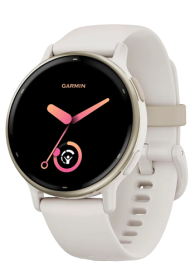 Garmin Vivoactive 5 Smartwatch Ivory / Cream Gold, 42mm, 010-02862-11