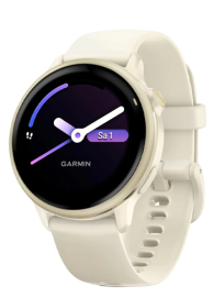Garmin Vivoactive 6 Smartwatch Bone / Lunargold Aluminium, 42mm, 010-02985-01