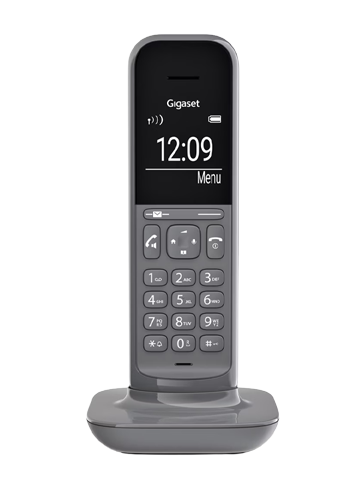 Gigaset Schnurlostelefon f�r Router und DECT-Basis Grey, CL390HX, S30852-H2962-B103