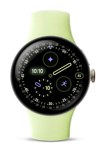 Google Pixel Watch 4 LTE 41mm Champagne Gold / Lemongrass, GA10834-EU