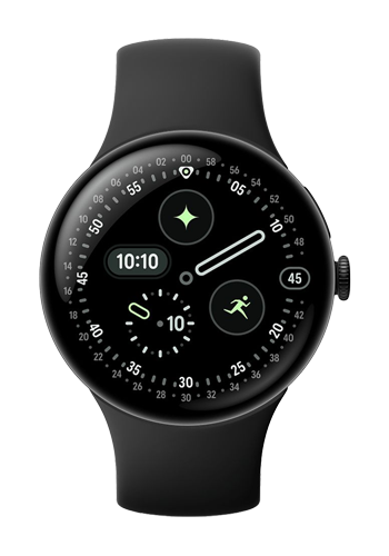 Google Pixel Watch 4 LTE 45mm Matte Black / Obsidian, GA09307-EU