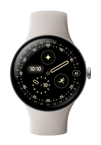 Google Pixel Watch 4 LTE 45mm Silver / Porcelain, GA10844-EU