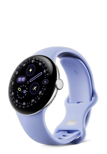 Google Pixel Watch 4 WiFi 41mm Polished Silver / Iris, GA06002-EU