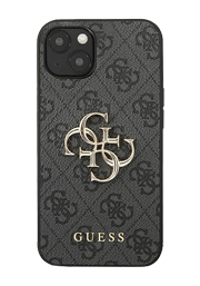 GUESS Hard Cover 4G Big Metal Logo Grey, for iPhone 13, GUHCP13M4GMGGR