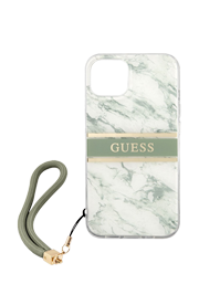 GUESS Hard Cover Marble Stripe with Strap