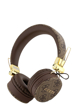 GUESS PU Leather 4G Metal Logo BT5.3 Stereo Headphones