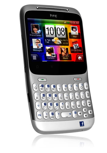 HTC Cha Cha modern silver, Netzbetreiber-Ware