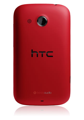 HTC Desire C flamenco red