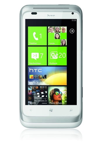 HTC Radar white silver