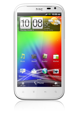 HTC Sensation XL inkl. In Ear Beats Headset white