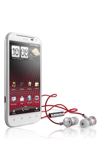HTC Sensation XL inkl. In Ear Beats Headset white, Netzbetreiber-Ware