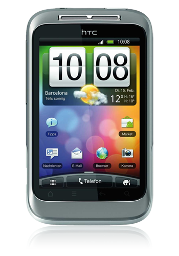HTC Wildfire S white silver
