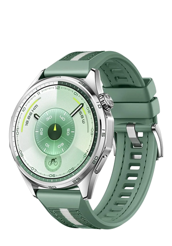 Huawei WATCH GT6, 46mm Green Woven Strap, 55020FTV, (Atum-B19W)