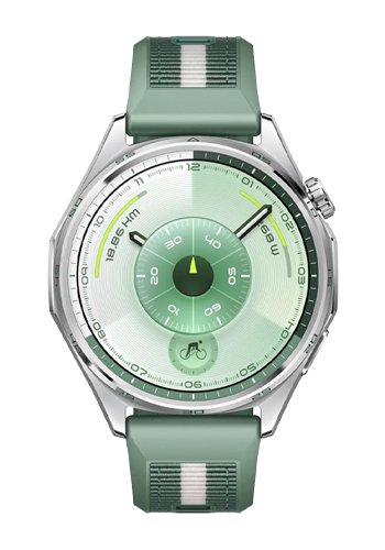 Huawei WATCH GT6, 46mm Green Woven Strap, 55020FTV, (Atum-B19W)