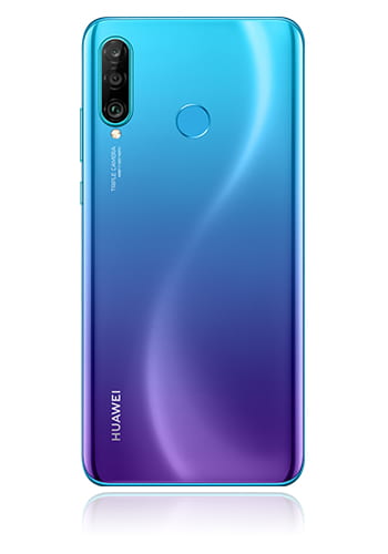 Huawei P30 Lite Dual-Sim 128GB, Peacock Blue, B-Ware (Wie neu)