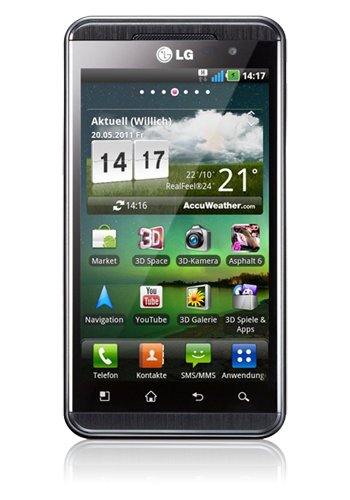 LG P920 OPTIMUS 3D black
