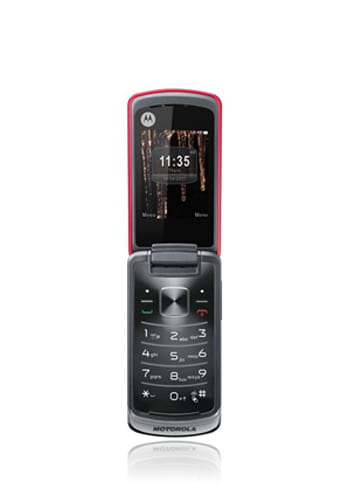 Motorola Gleam graphite red