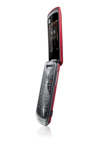 Motorola Gleam graphite red