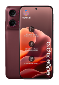 Motorola Moto Edge 70 Pro 256GB, 8GB RAM, Zinfandel