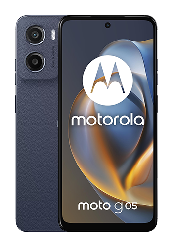 Motorola Moto G05 4G Dual SIM 128GB, 4GB RAM, Denim Blue