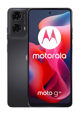 Motorola Moto G24 4G Dual SIM 128GB, 8GB RAM, Matte Charcoal