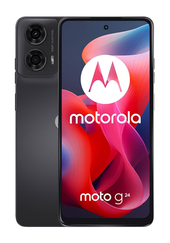 Motorola Moto G24 4G Dual SIM 128GB, 8GB RAM, Matte Charcoal