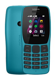 Nokia 110 Dual SIM 4MB RAM, 4MB, Blue