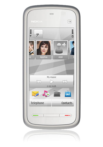 Nokia 5228 white silver