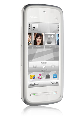 Nokia 5228 white silver