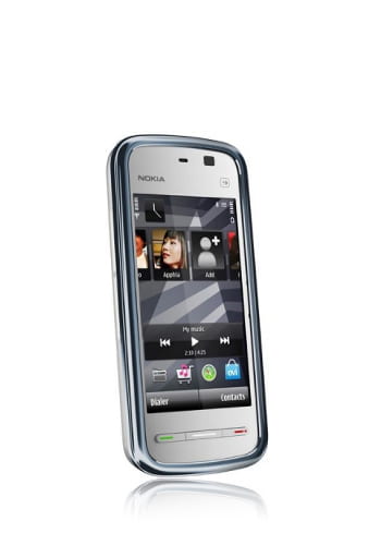 Nokia 5230 Navigation Edition white chrome
