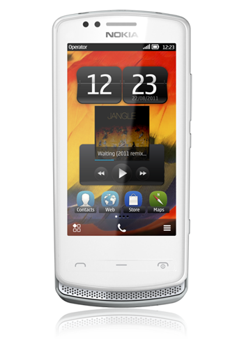 Nokia 700 white silver