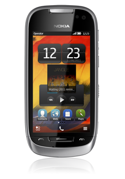 Nokia 701 light silver